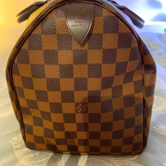 Authentic Louis Vuitton Damier Ebene Speedy 35 - Picture 4 of 11